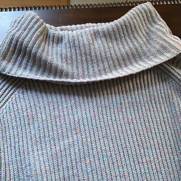 FREE PEOPLE LEO TUNIC SILVER GLEAM COMBO SWEATER - Picture 13 of 15